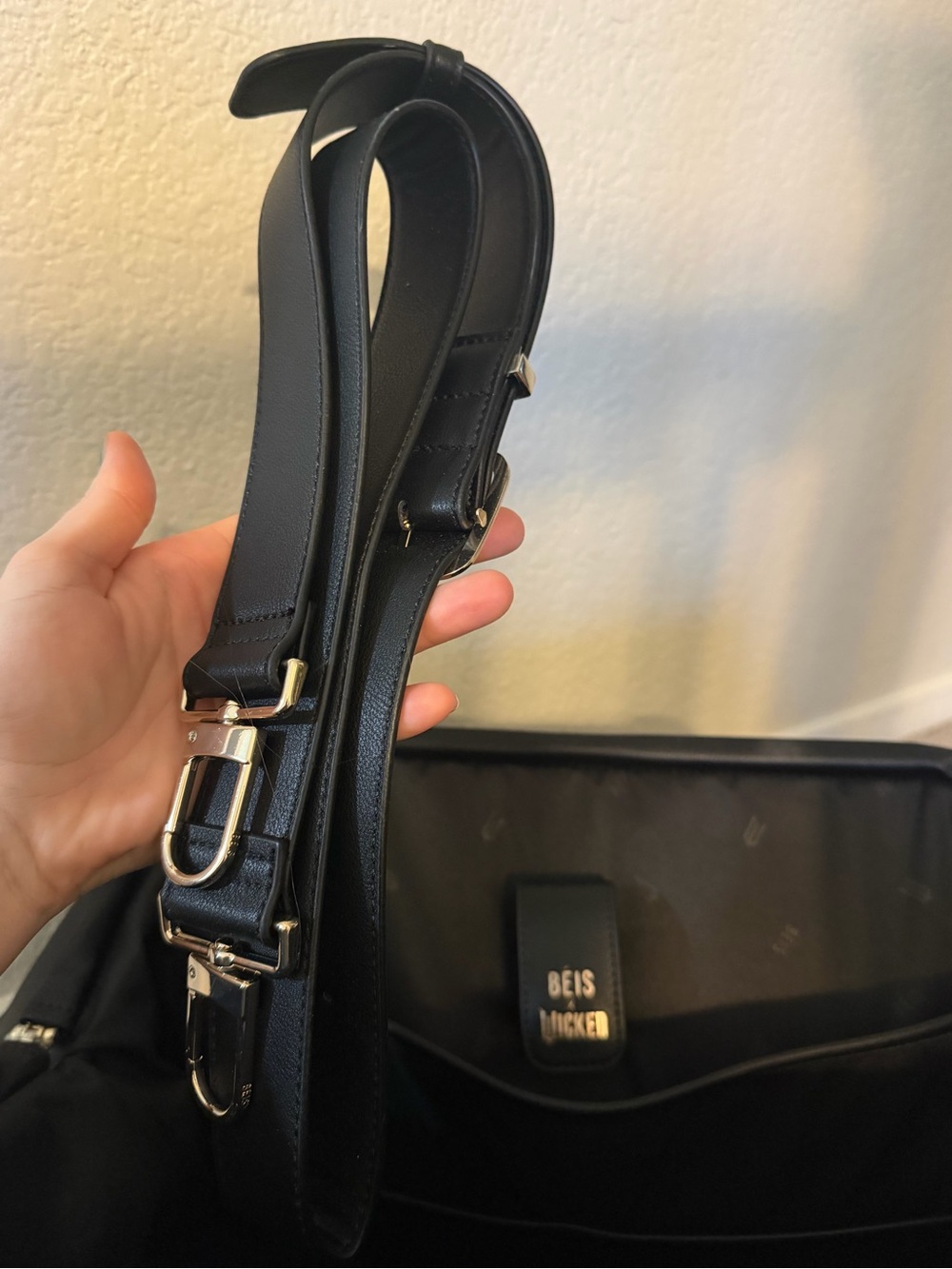 BEIS x Wicked Black Travel Weekender Bag - Picture 14 of 16